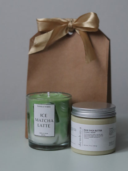 Box Natale Matcha - DEMBAYA X CANDLE VIBESS